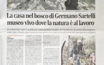 Germano Sartelli, la casa-museo nel bosco dove l’arte e la natura continuano a lavorare